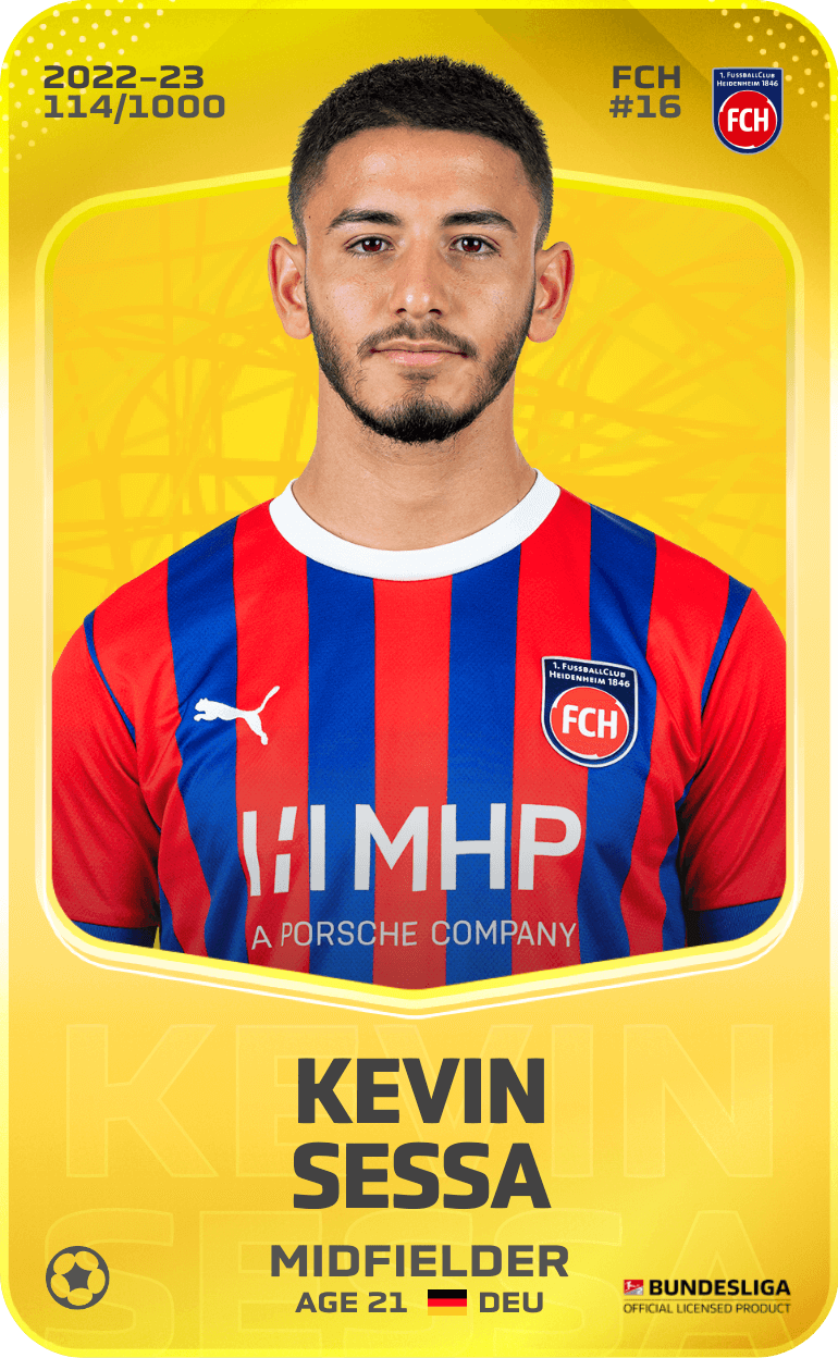 Kevin Sessa 2022-23 • Limited 114/1000
