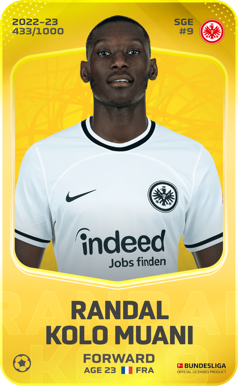 Randal Kolo Muani 2022-23 • Limited 433/1000
