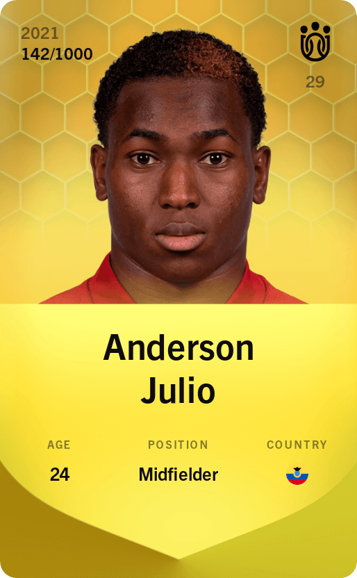 Anderson Julio 2021-22 • Limited 142/1000