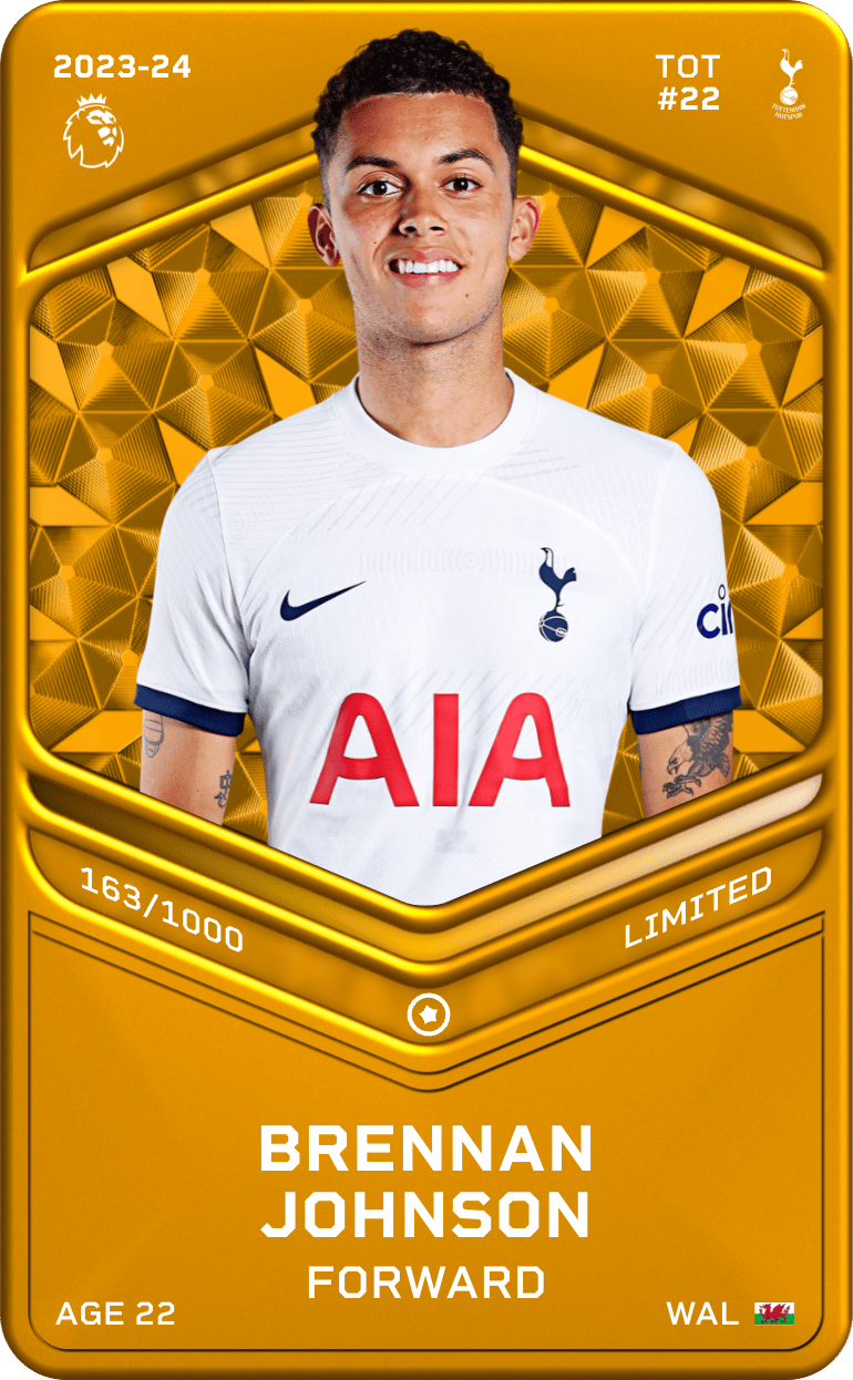 Brennan Johnson 2023-24 • Limited 163/1000