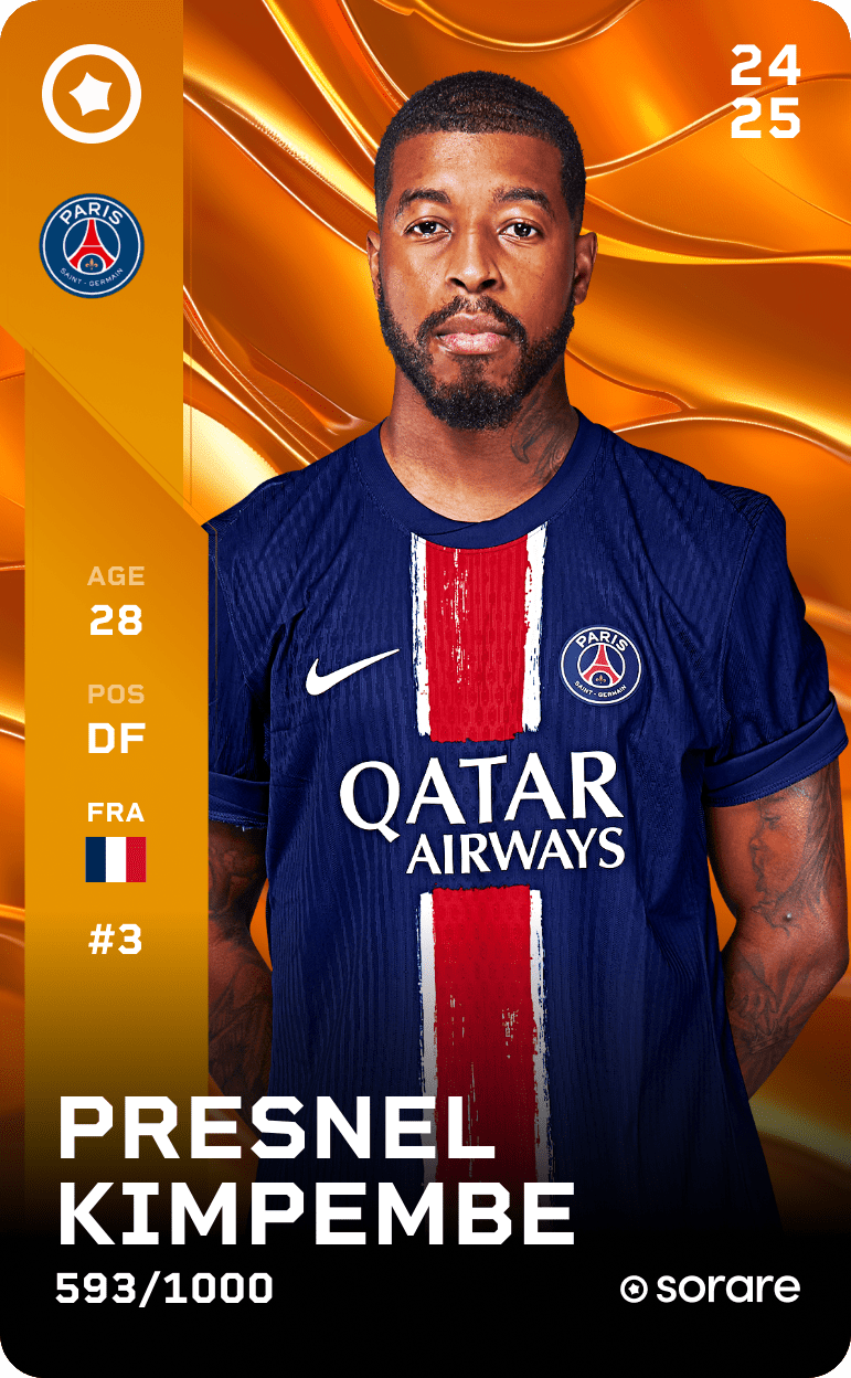 Presnel Kimpembe 2024-25 • Limited 593/1000