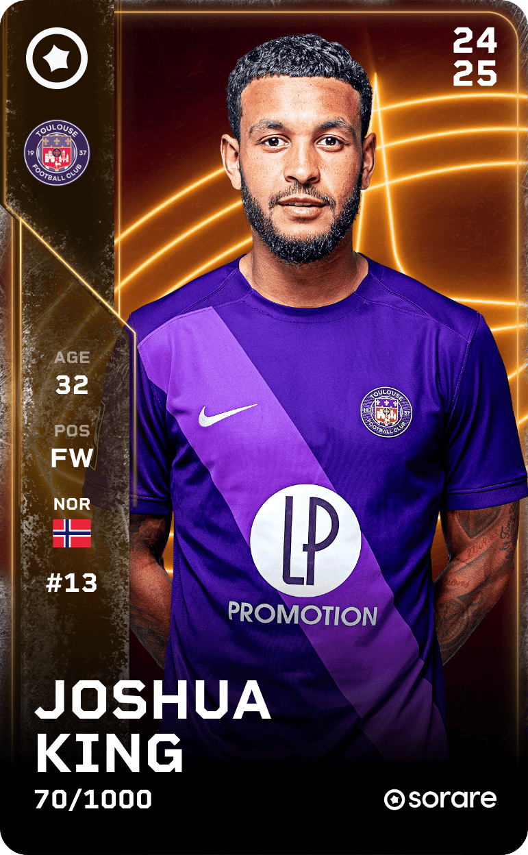 Joshua King 2024-25 • Limited 70/1000