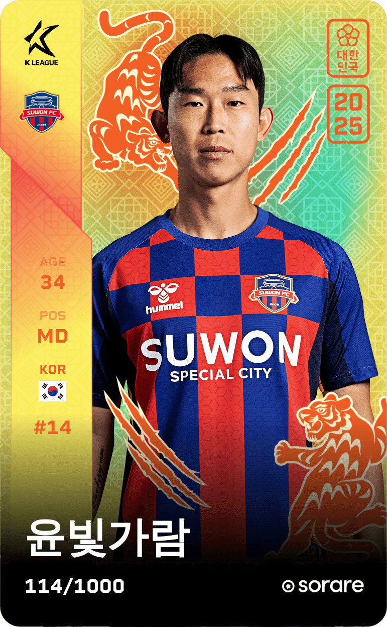 Yoon Bit-Garam 2025-26 • Limited 114/1000