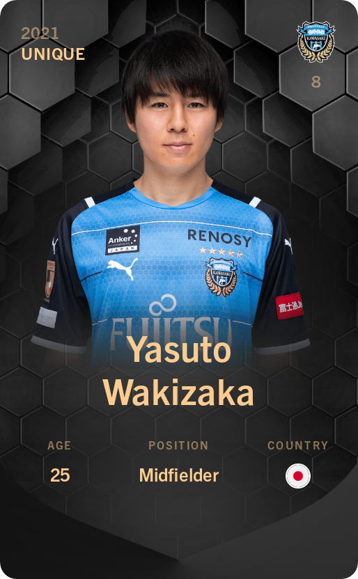 Sorare - Sorare Official - Yasuto Wakizaka 2021-22 • Unique - NFT # 91106225882330536364862582652368385422273348257522632563767196611501447300663