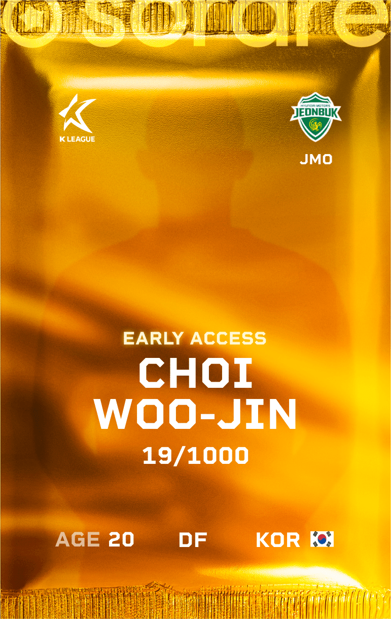 Choi Woo-Jin 2025-26 • Limited 19/1000