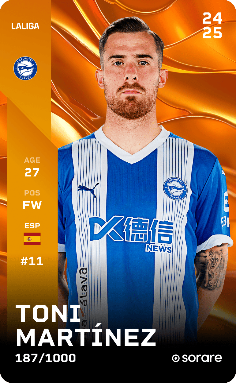 Toni Martínez 2024-25 • Limited 187/1000