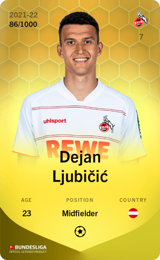 Dejan Ljubičić 2021-22 • Limited 86/1000