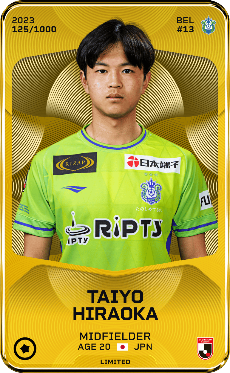 Taiyo Hiraoka 2023-24 • Limited 125/1000