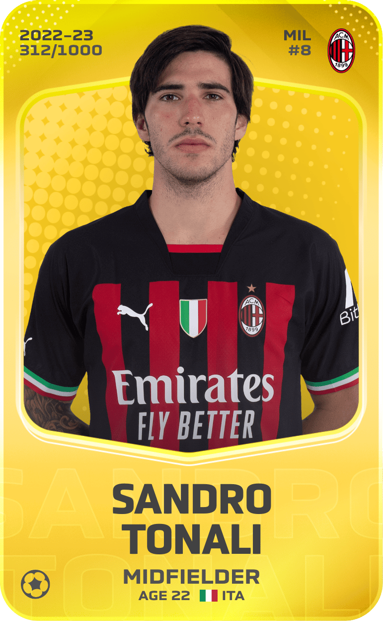 Sandro Tonali 2022-23 • Limited 312/1000