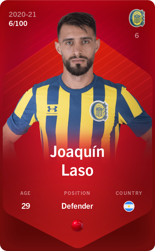 Sorare - Sorare Official - Joaquín Laso 2020-21 • Rare 6/100 - NFT # 52804469008850979362537220471058450757738086626308691042631391747108258957570
