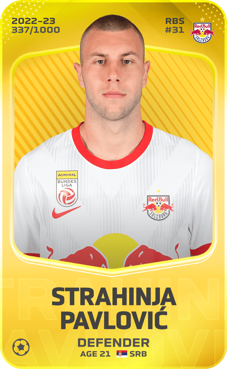 Strahinja Pavlović 2022-23 • Limited 337/1000