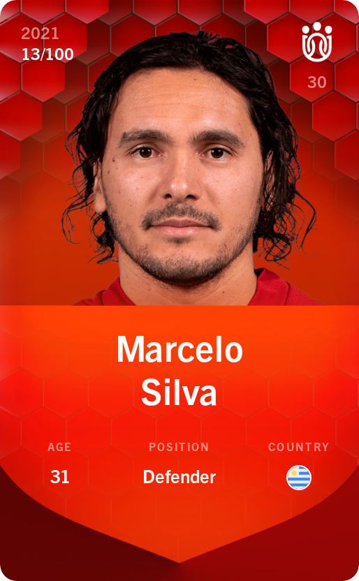 Sorare - Sorare Official - Marcelo Silva 2021-22 • Rare 13/100 - NFT # 70558101191216090654079400547183003333197161026359978490064412614475905269655