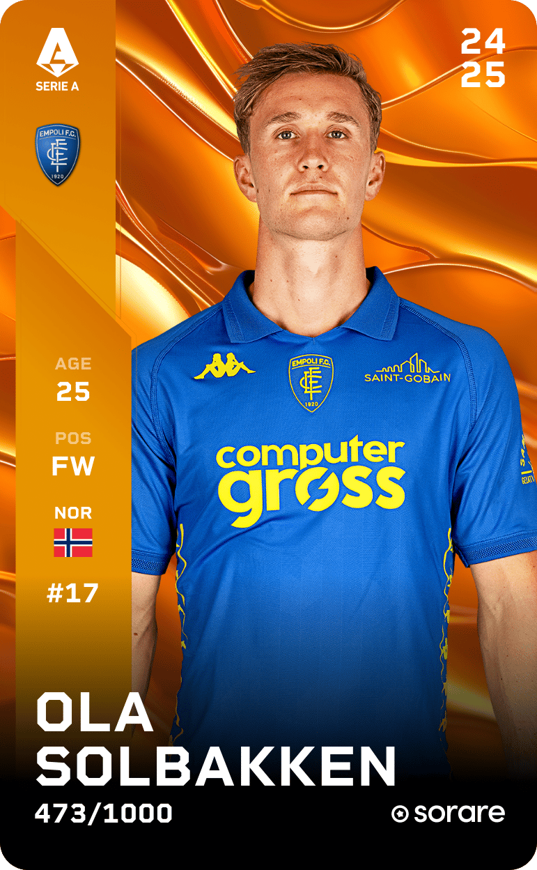 Ola Solbakken 2024-25 • Limited 473/1000