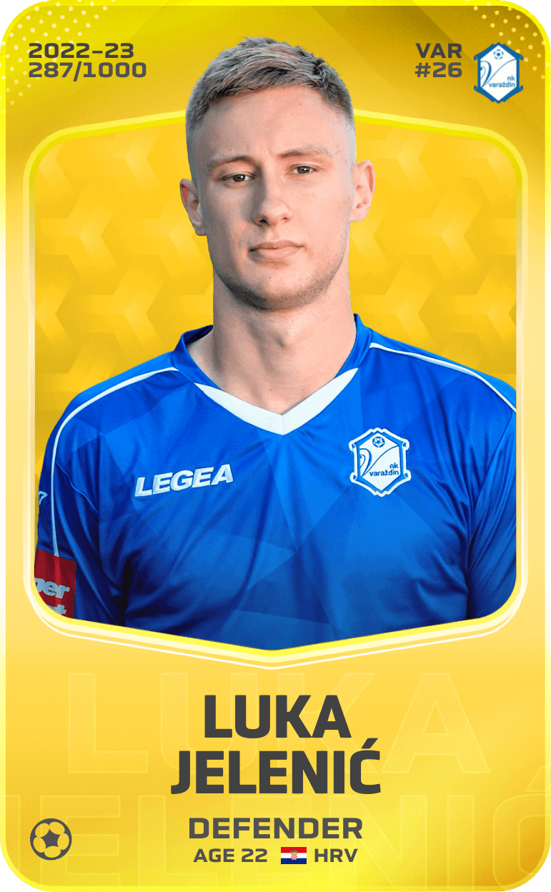 Luka Jelenić 2022-23 • Limited 287/1000