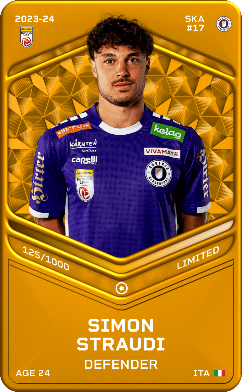 Simon Straudi 2023-24 • Limited 125/1000
