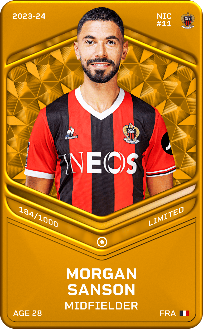 Morgan Sanson 2023-24 • Limited 184/1000