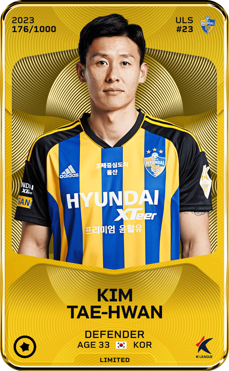 Kim Tae-Hwan 2023-24 • Limited 176/1000