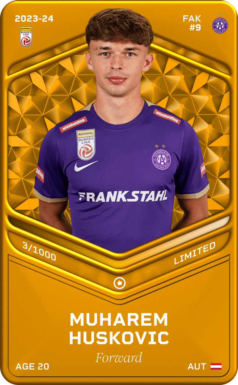 Muharem Huskovic 2023-24 • Limited 3/1000