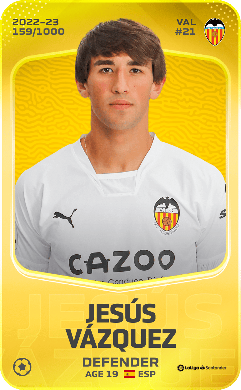 Jesús Vázquez 2022-23 • Limited 159/1000