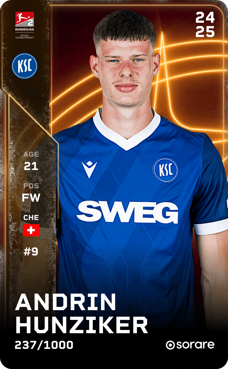 Andrin Hunziker 2024-25 • Limited 237/1000