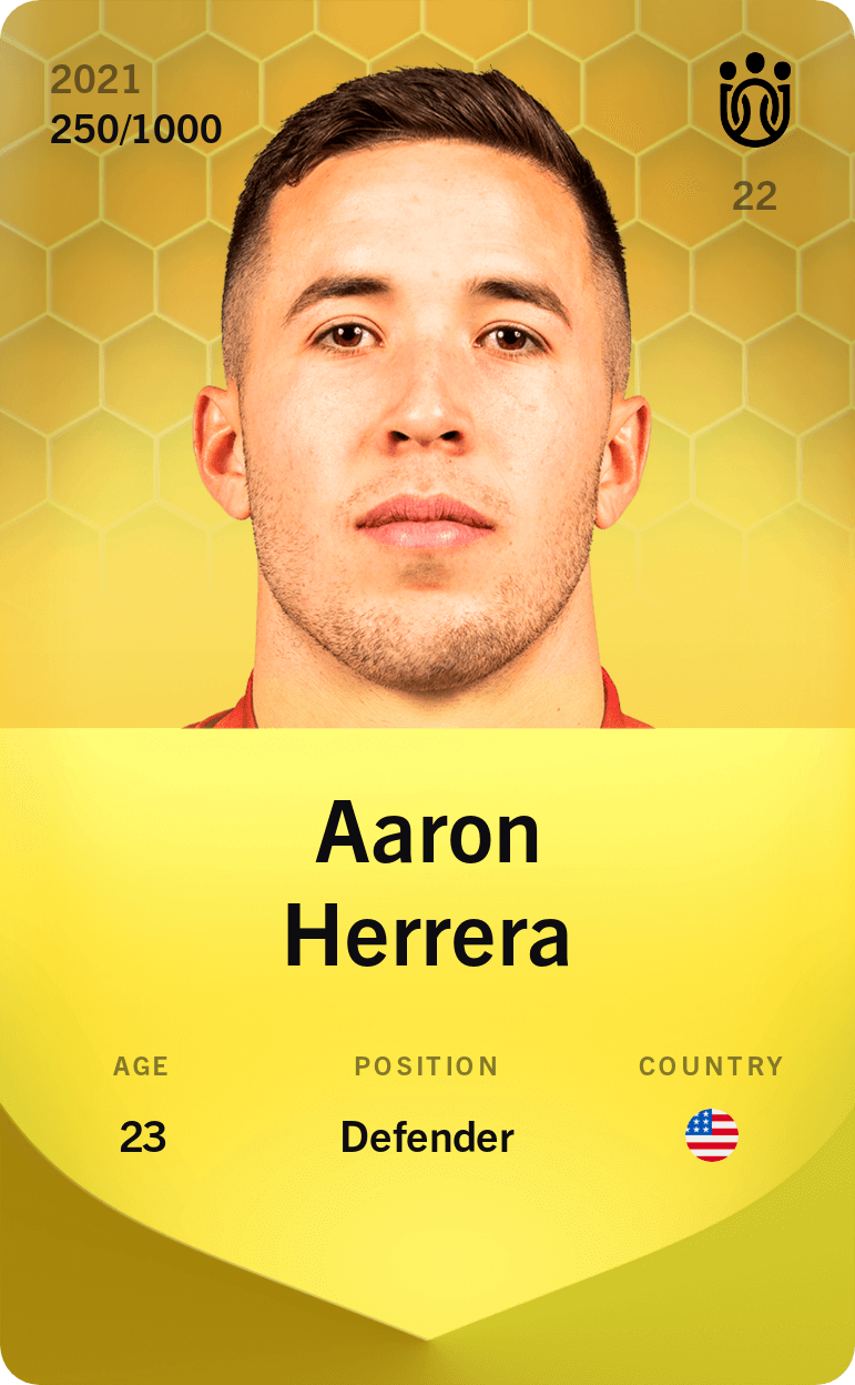 Aaron Herrera 2021-22 • Limited 250/1000