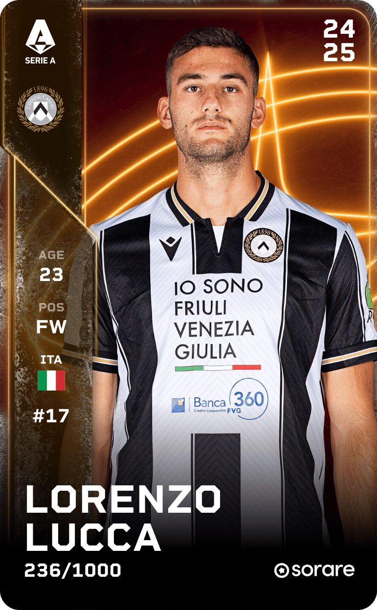 Lorenzo Lucca 2024-25 • Limited 236/1000