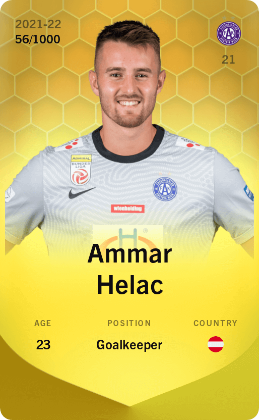 Ammar Helac 2021-22 • Limited 56/1000