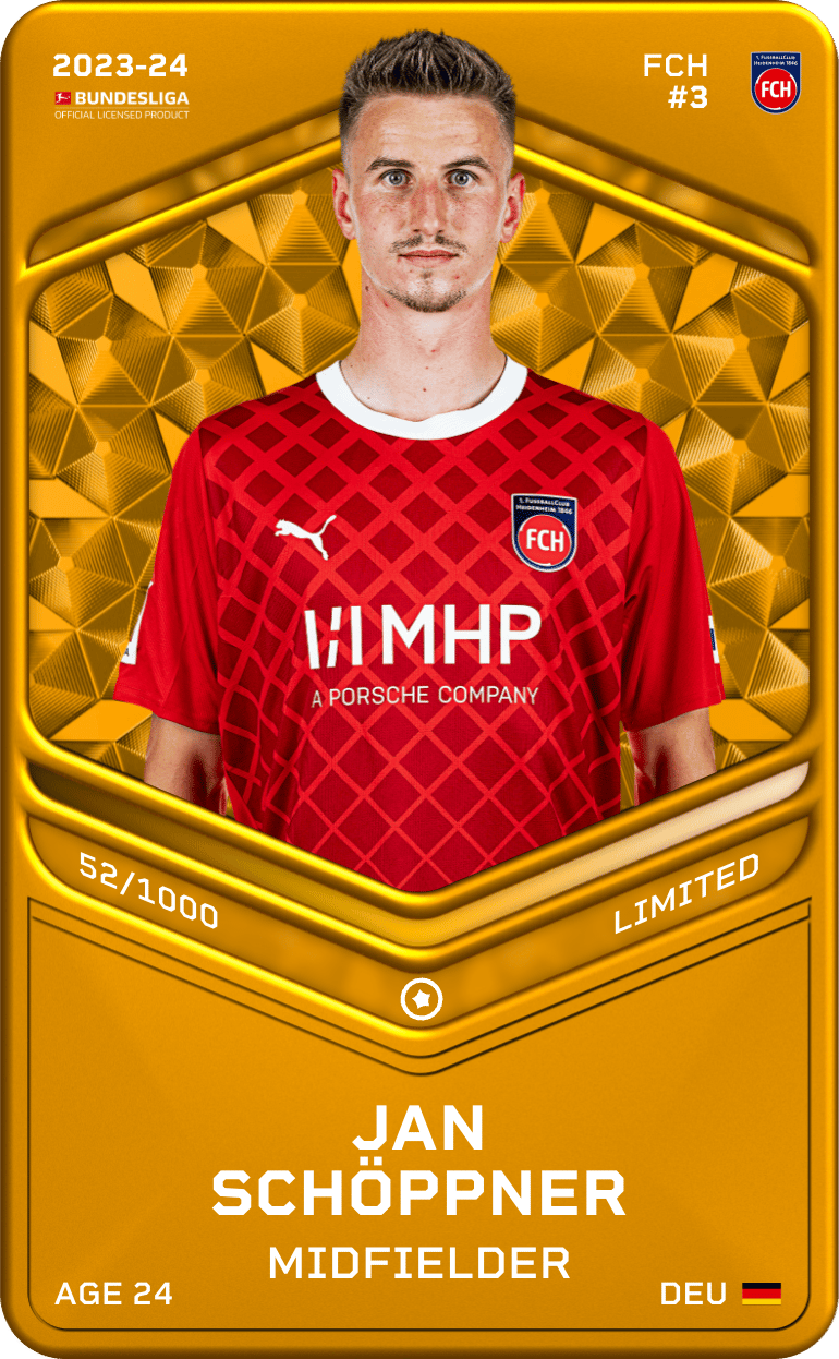 Jan Schöppner 2023-24 • Limited 52/1000
