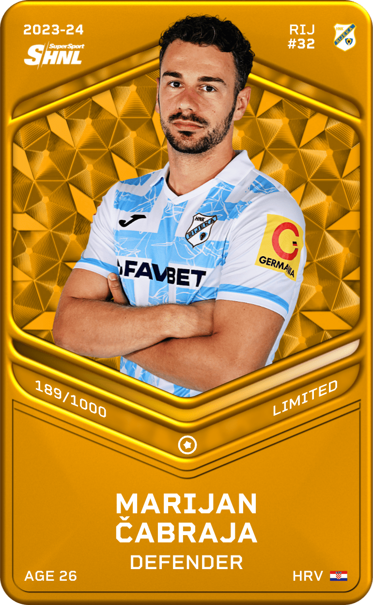 Marijan Čabraja 2023-24 • Limited 189/1000