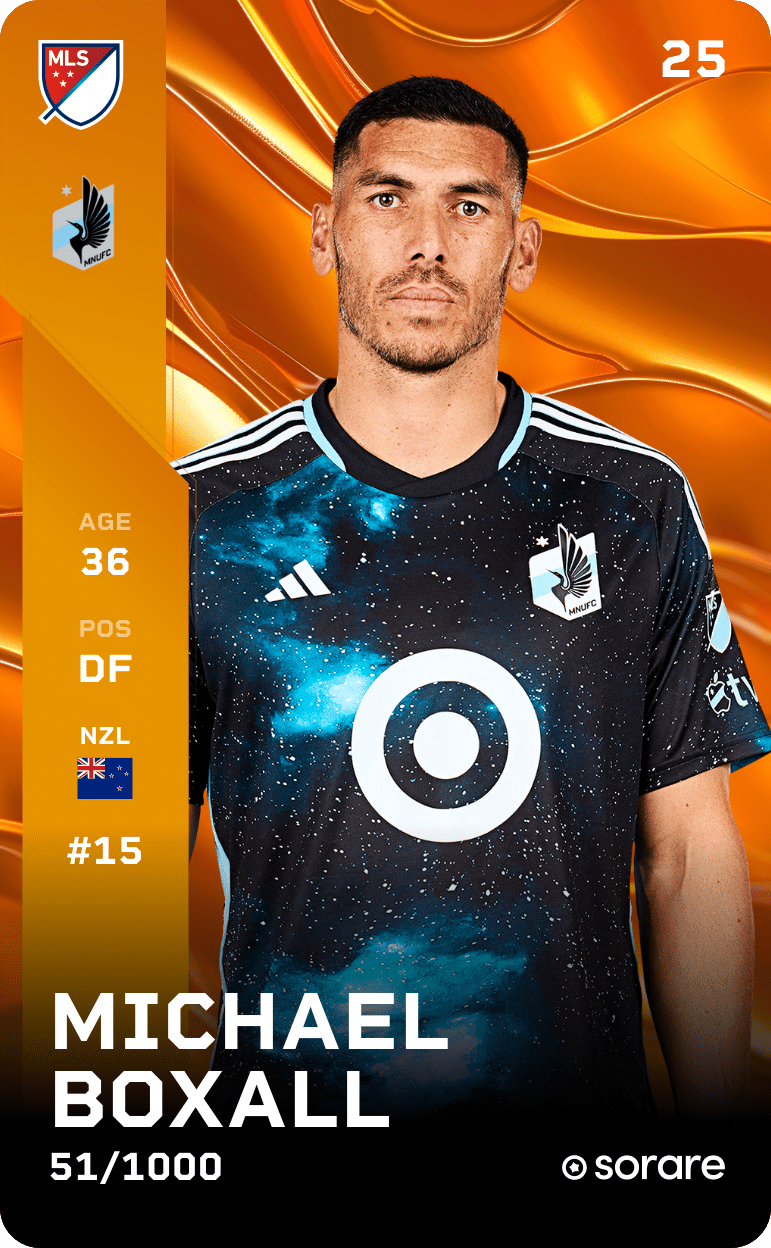 Michael Boxall 2025-26 • Limited 51/1000