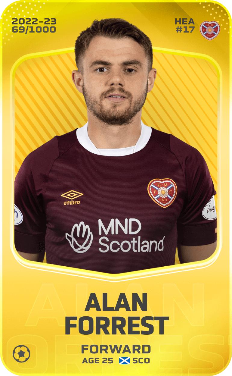 Alan Forrest 2022-23 • Limited 69/1000