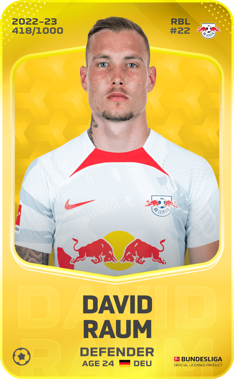 David Raum 2022-23 • Limited 418/1000