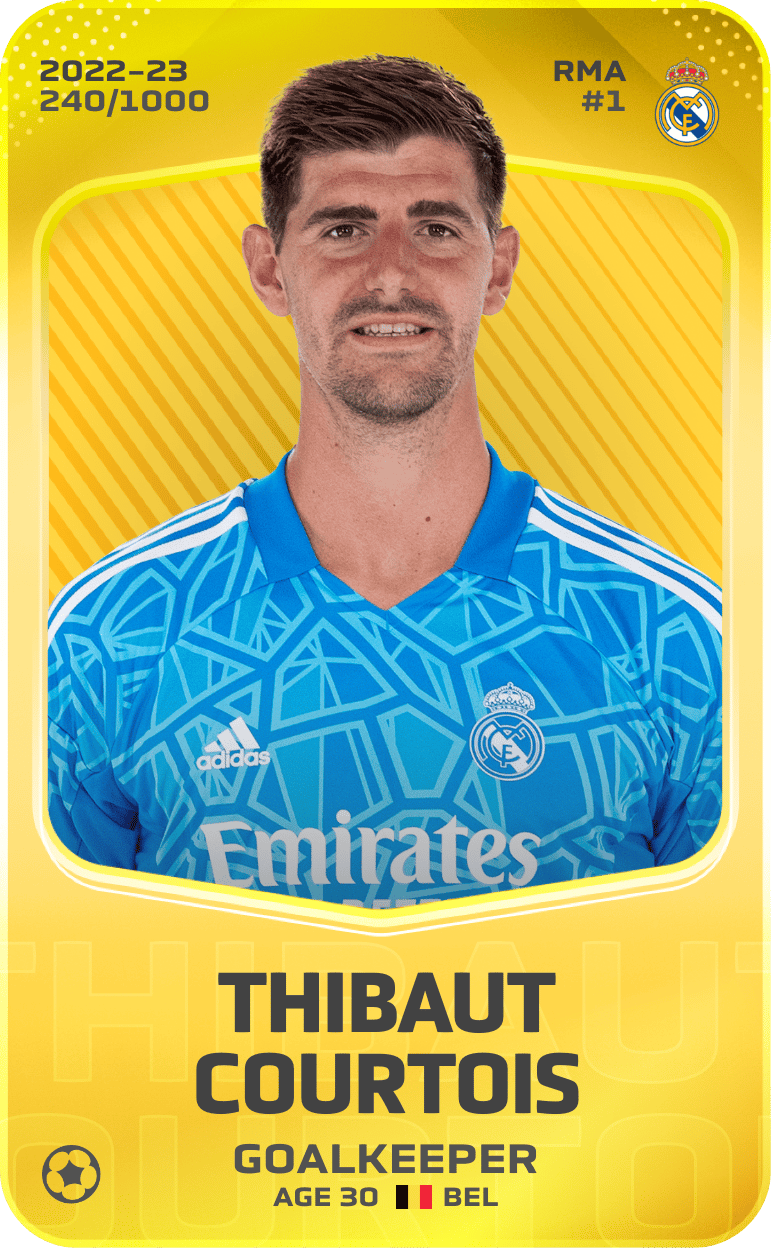 Thibaut Courtois 2022-23 • Limited 240/1000