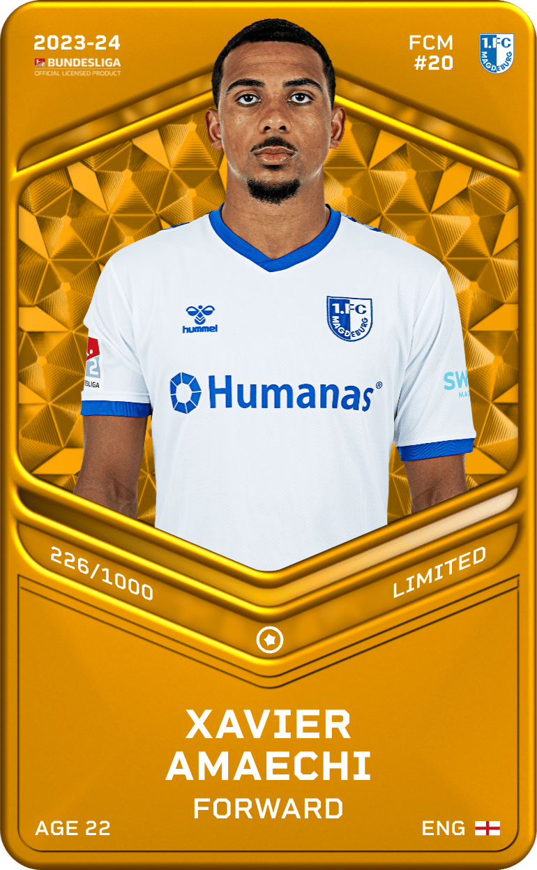 Xavier Amaechi 2023-24 • Limited 226/1000