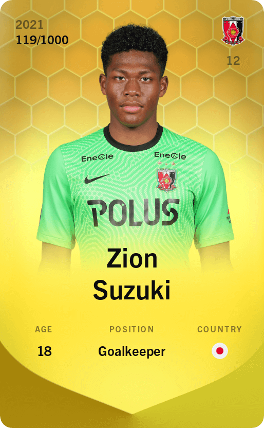 Zion Suzuki 2021-22 • Limited 119/1000