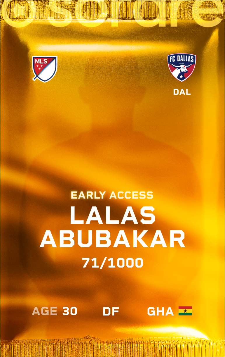 Lalas Abubakar 2025-26 • Limited 71/1000
