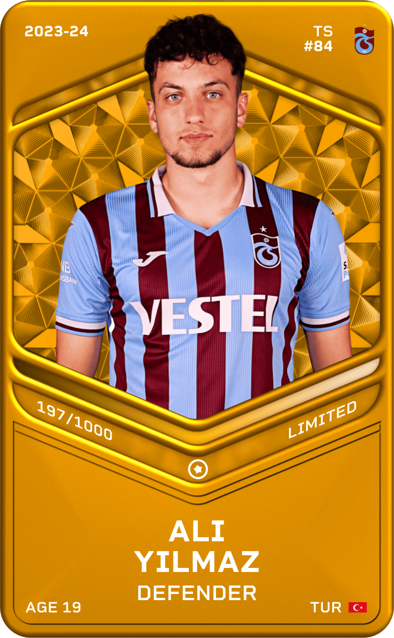 Ali Yılmaz 2023-24 • Limited 197/1000