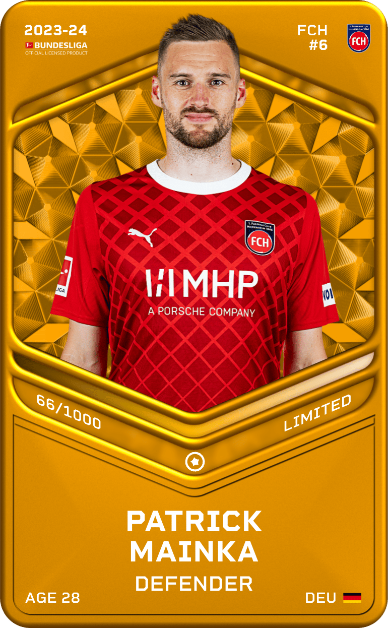 Patrick Mainka 2023-24 • Limited 66/1000