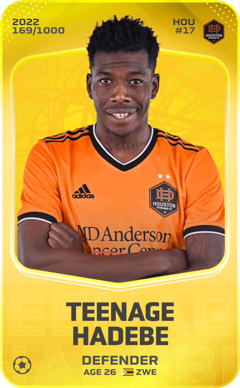 Teenage Hadebe 2022-23 • Limited 169/1000