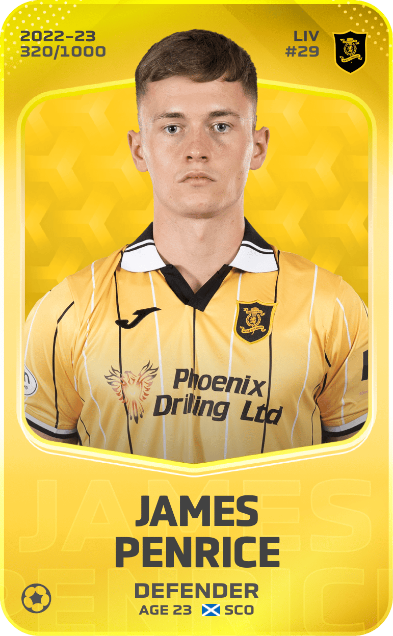 James Penrice 2022-23 • Limited 320/1000