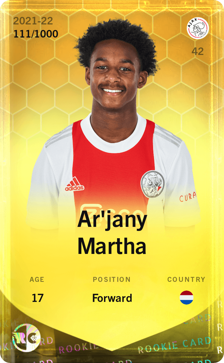 Ar'jany Martha 2021-22 • Limited 111/1000