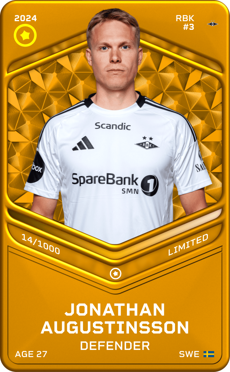 Jonathan Augustinsson 2024-25 • Limited 14/1000