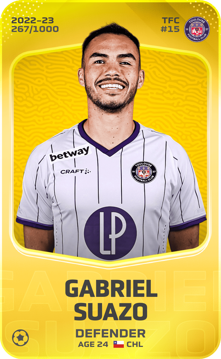 Gabriel Suazo 2022-23 • Limited 267/1000