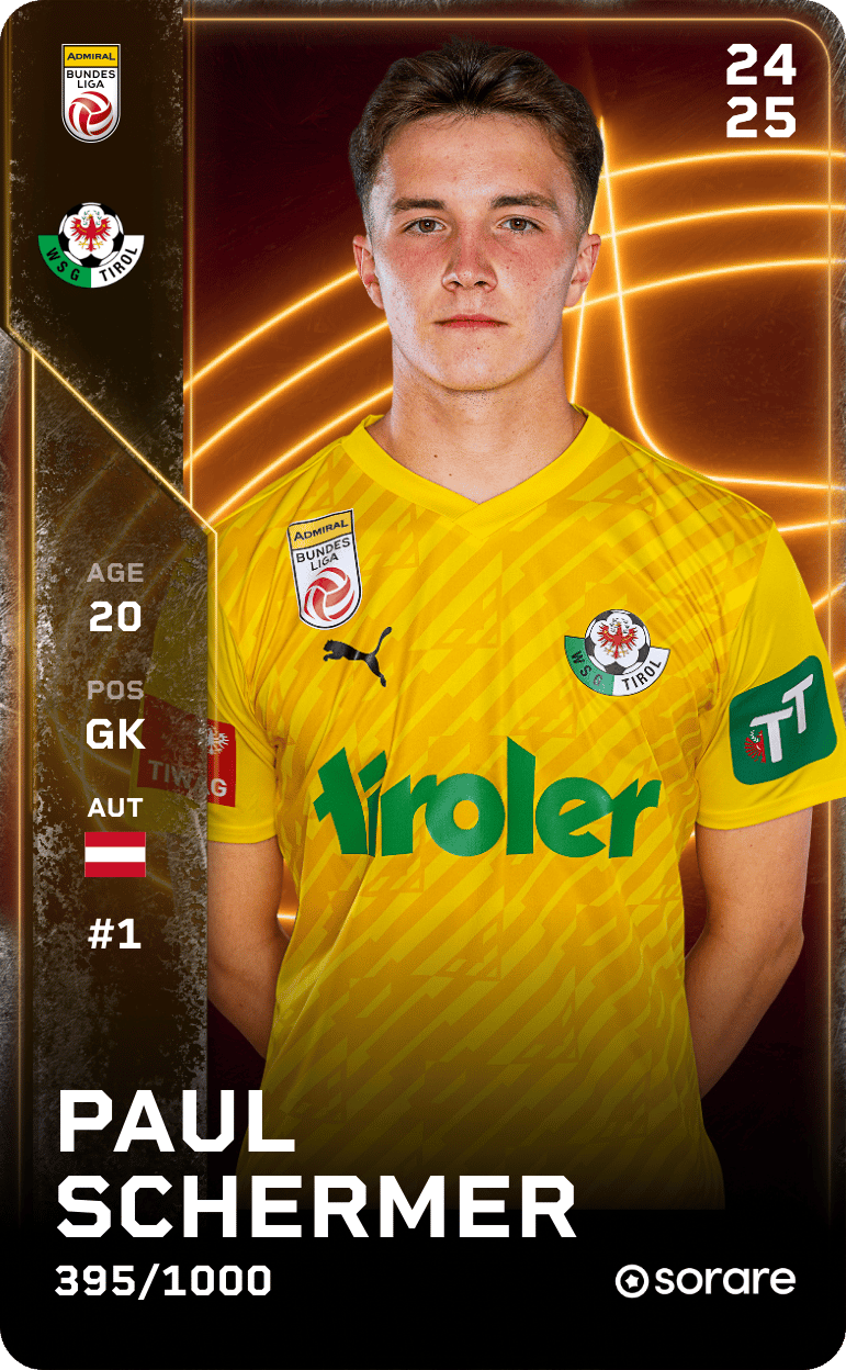 Paul Schermer 2024-25 • Limited 395/1000