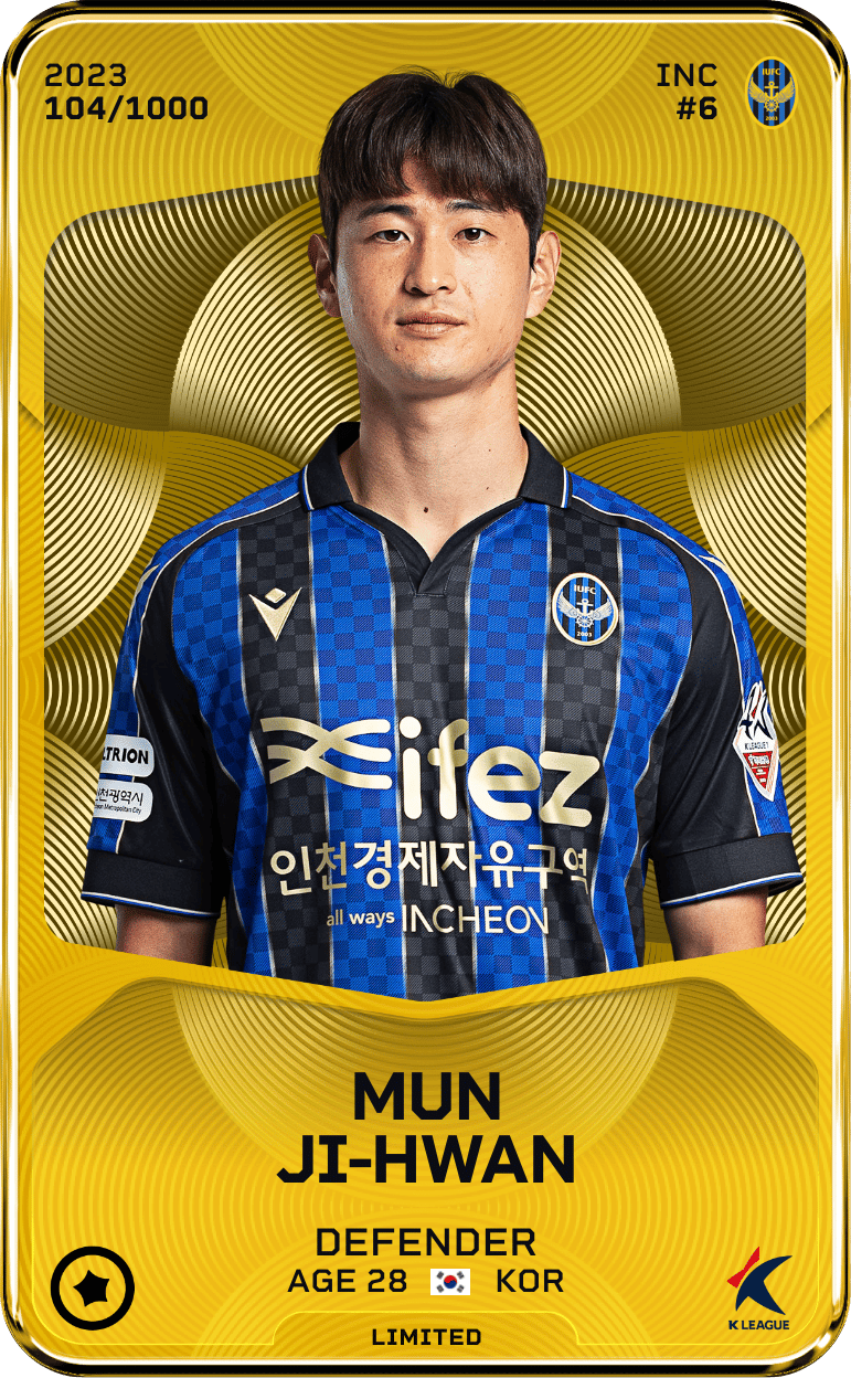 Mun Ji-Hwan 2023-24 • Limited 104/1000