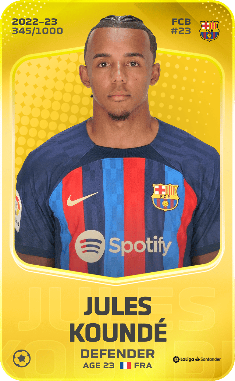 Jules Koundé 2022-23 • Limited 345/1000