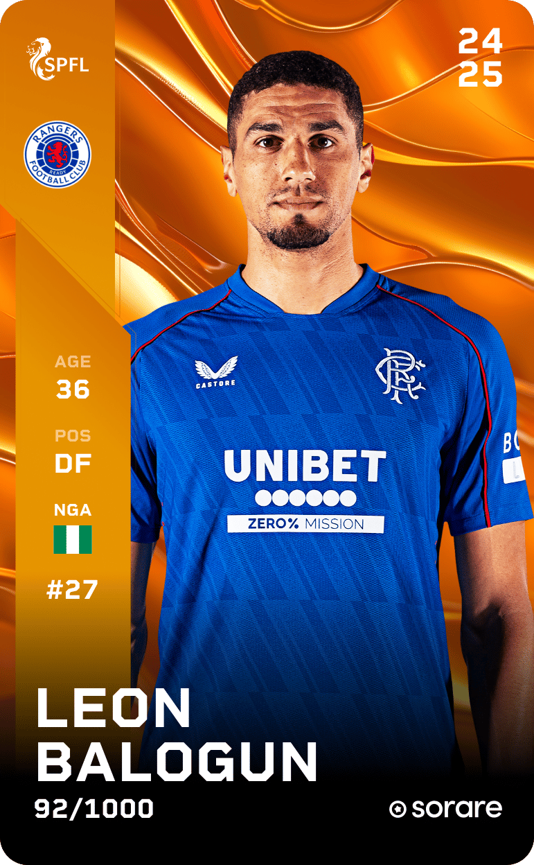 Leon Balogun 2024-25 • Limited 92/1000