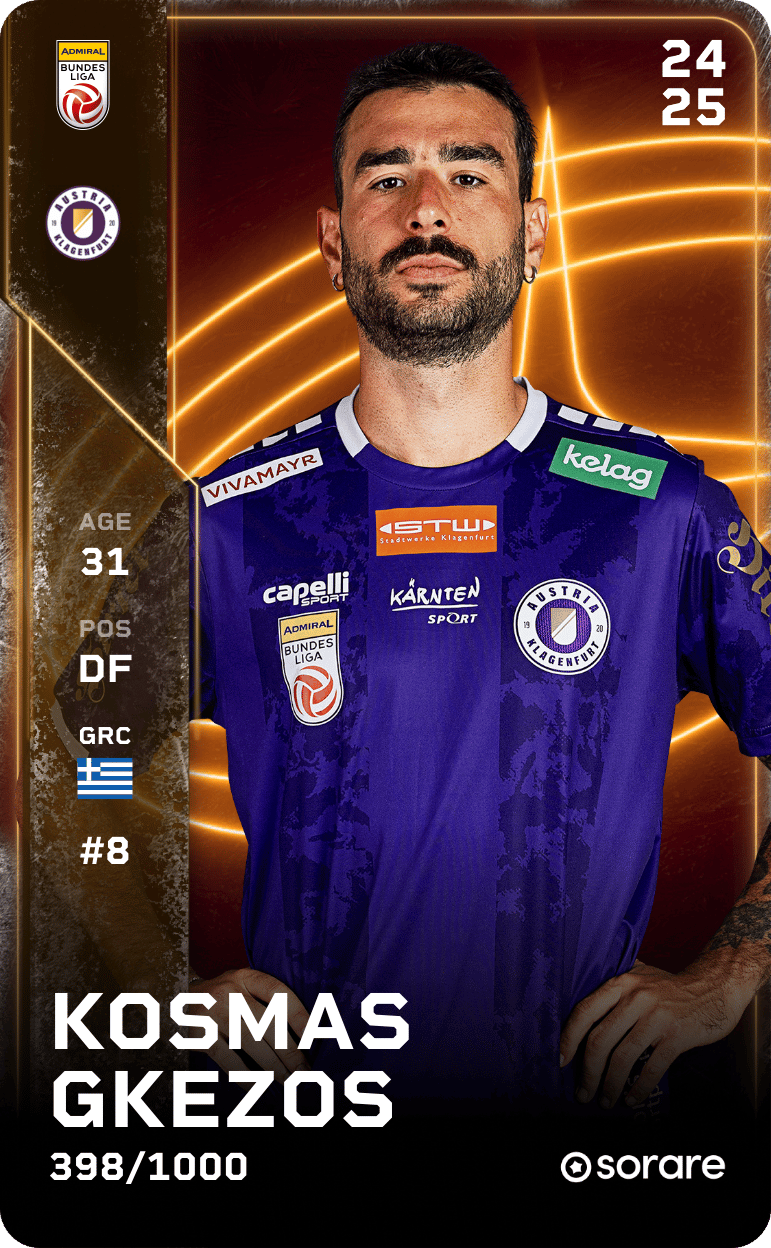 Kosmas Gkezos 2024-25 • Limited 398/1000