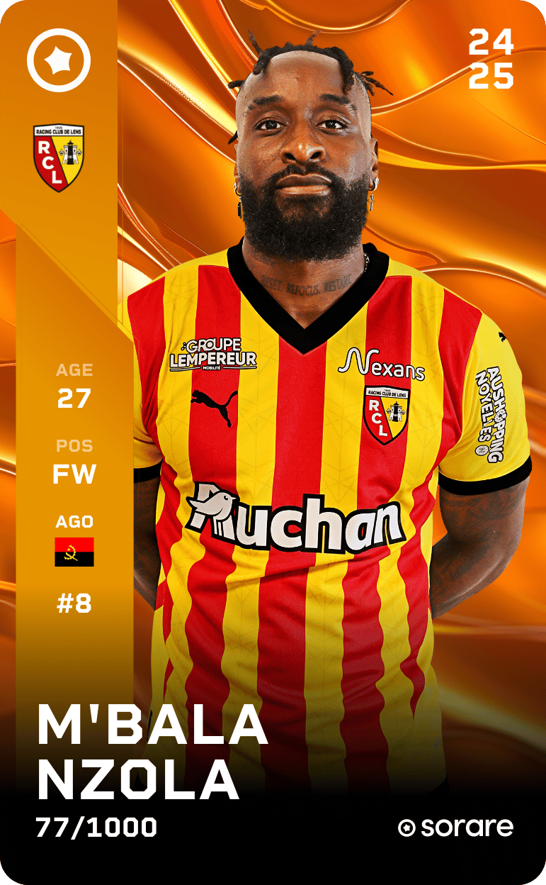 M'Bala Nzola 2024-25 • Limited 77/1000