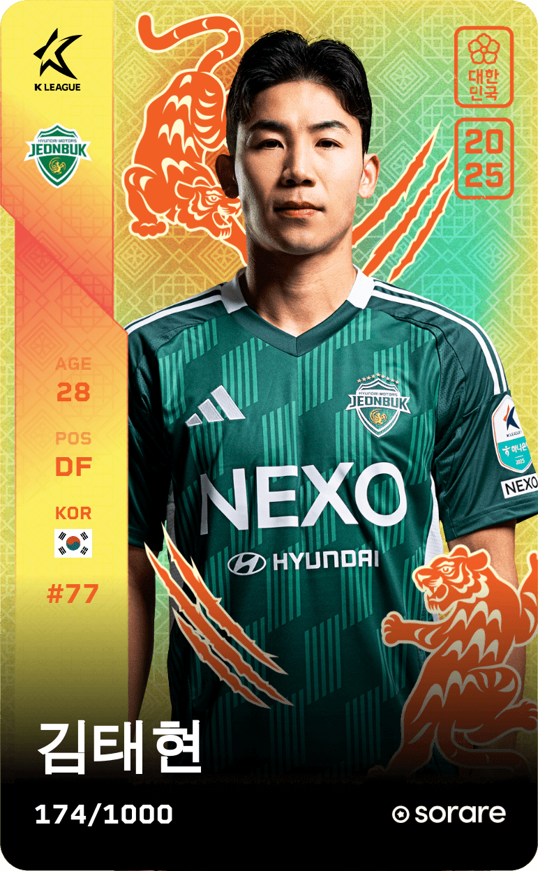 Kim Tae-Hyun 2025-26 • Limited 174/1000